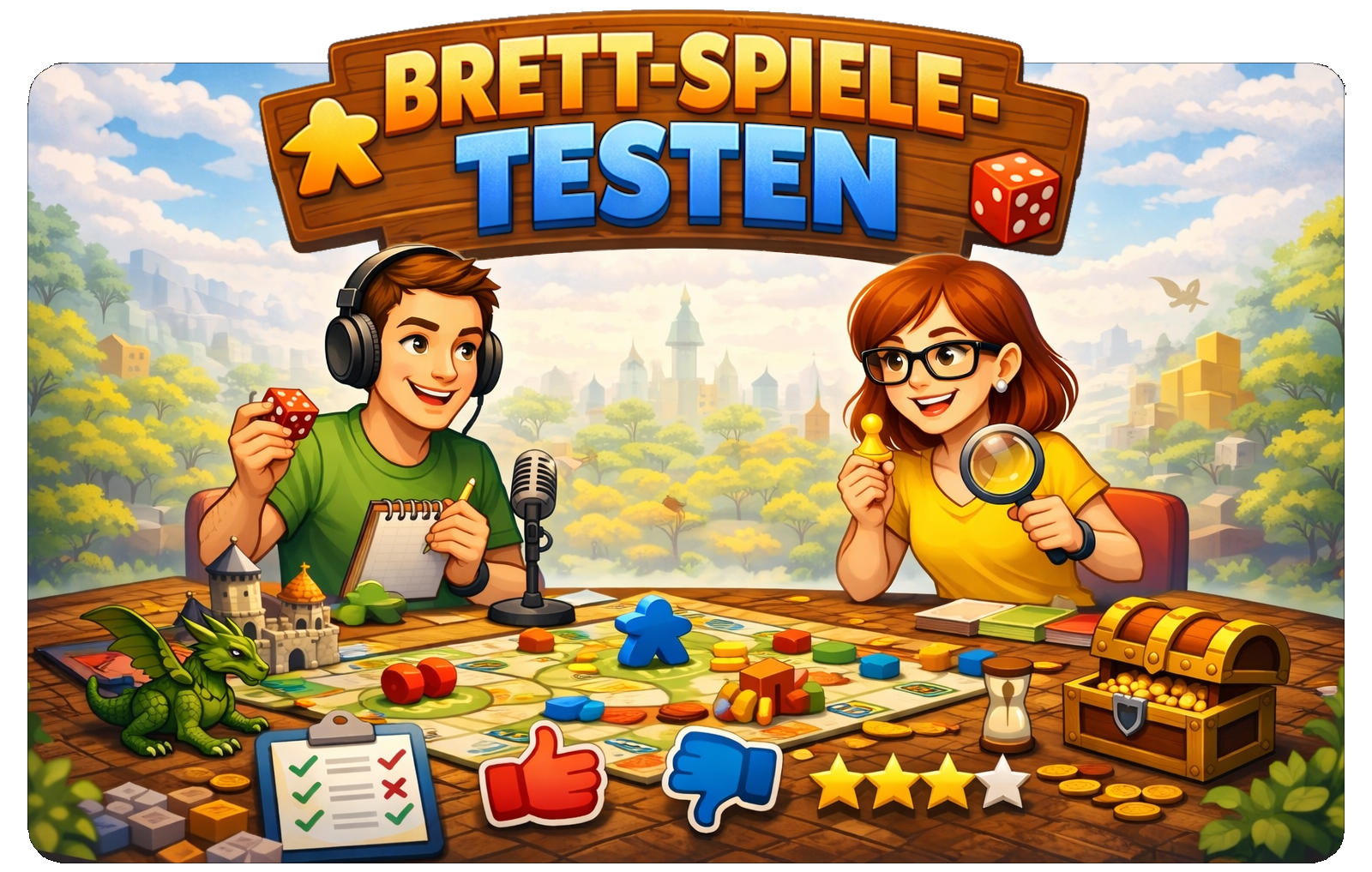 Brett-Spiele-Testen